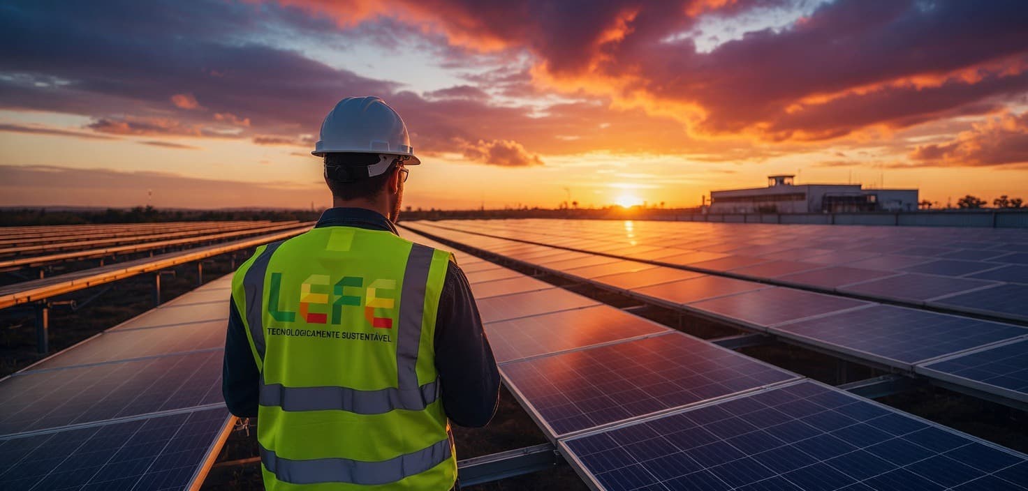 Instalação solar fotovoltaica