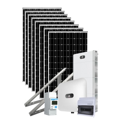 Kit Fotovoltaico 3 300W Monofásico c/ Bateria