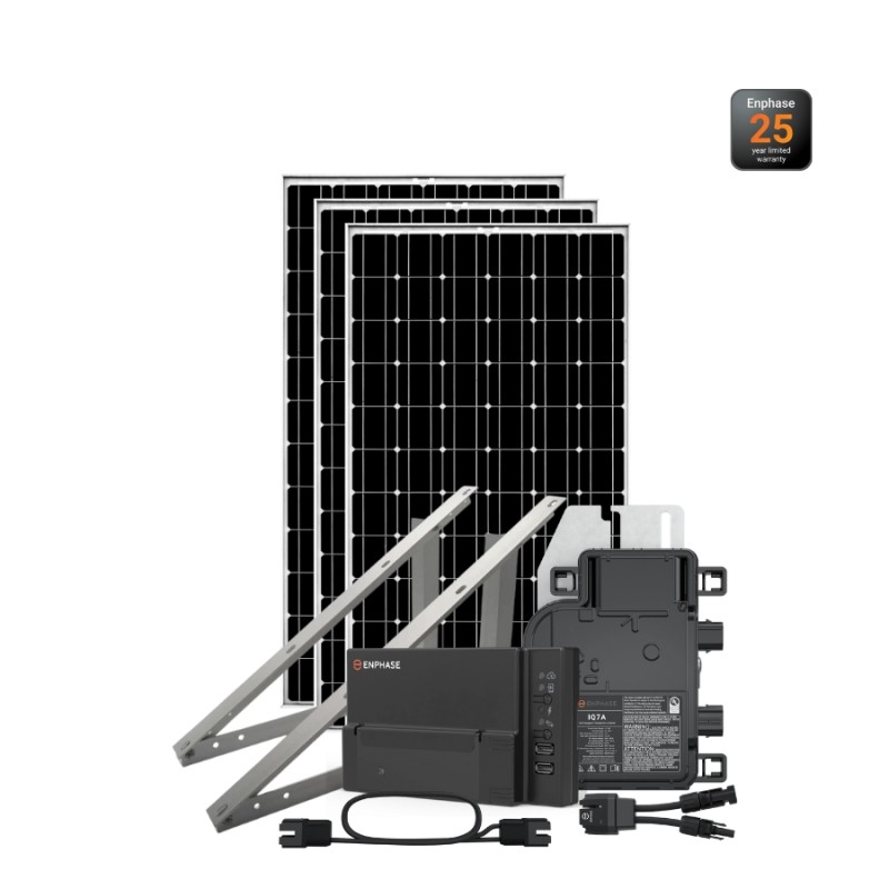 Kit Fotovoltaico 1 365w Microinversores imagem